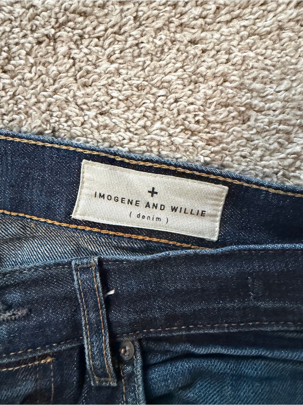 imogene + willie Dark Blue Denim Jeans